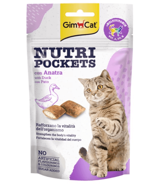 GimCat Nutri Pockets With Duck 60g Gimcat