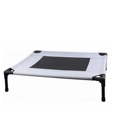 Pawise Elevated Pet Cot – Indoor & Outdoor Raised Bed for Dogs & Cats – Breathable, Durable & Joint-Friendly Design 76x62x18 cm