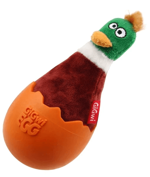 GiGwi - Egg Wobble Fun Brown Duck