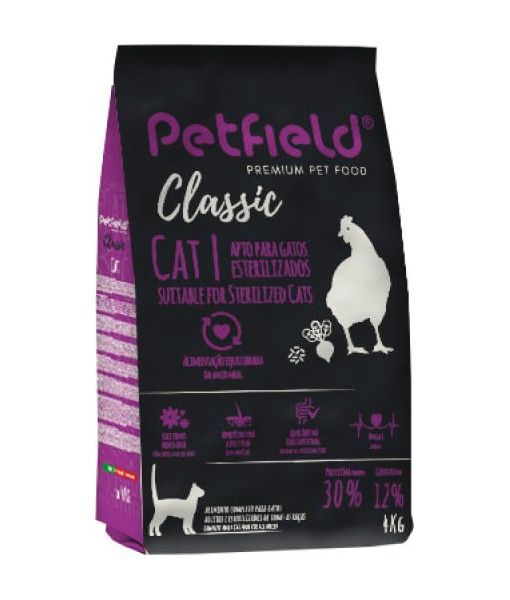 Petfield Classic Adult Cat Chicken 4kg Petfield