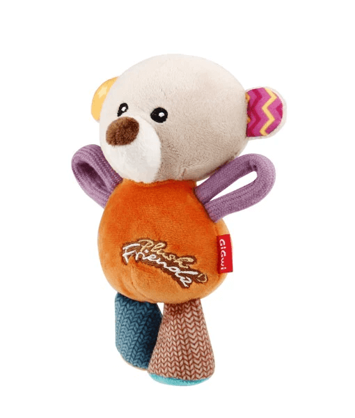 GiGwi - Bear 'Plush Friendz' with squeaker