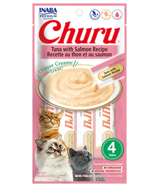 Inaba - Churu Tuna with Salmon 4 Tubes 56g