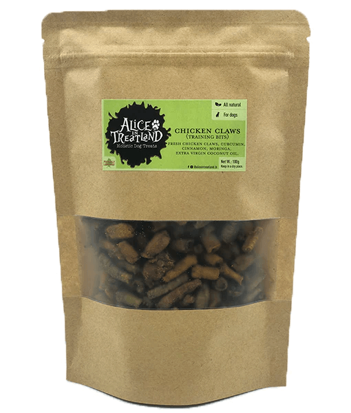 Alice in Treatland Alice in Treatland - Chicken Claws Training Bits 100g