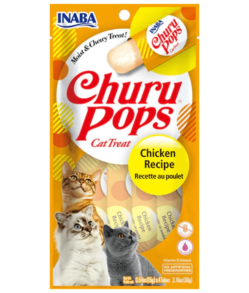 Inaba - Churu Pops Chicken 4 Tubes 60g Inaba