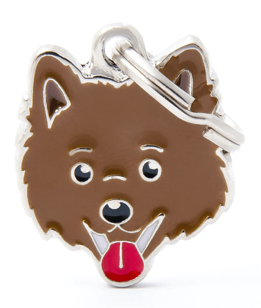 ID Tag - Brown Italian Spitz