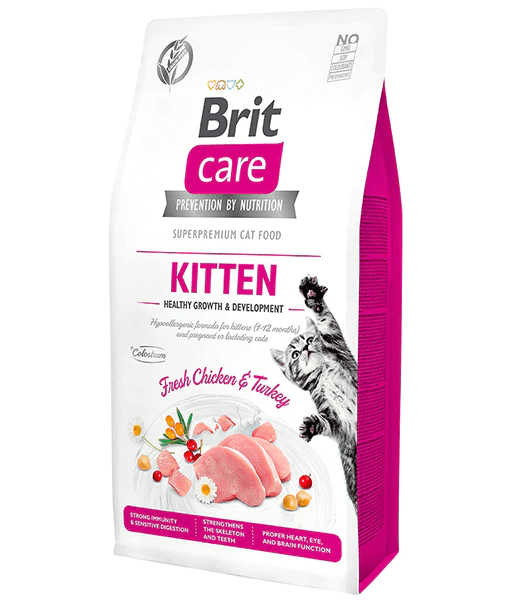 Brit Care - Cat Grain-Free Kitten Healthy Growth and Development 2kg Brit Care