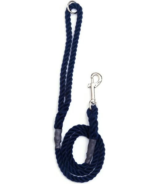 Outhwaites - Gun Dog Rope Lead Navy Blue
