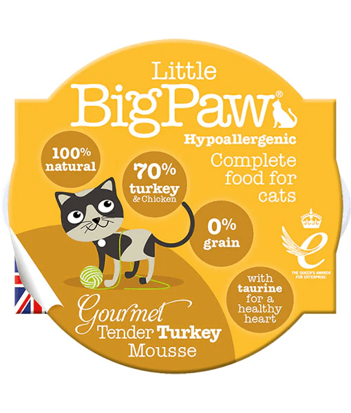 Little Big Paw - Gourmet Tender Turkey Mousse For Cats 85g
