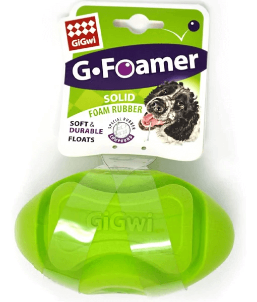 GiGwi G-Foamer Rugby Solid Foam Rubber 15.5cm