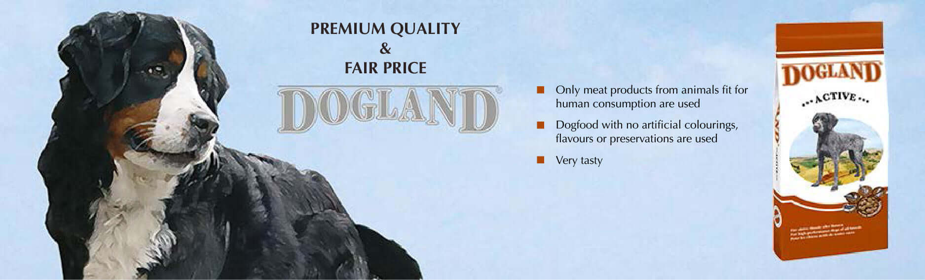 Dogland Adult Hundefutter 2x15KG - Für Ausgewachsene Hunde Mit Normaler Aktivität, Trocken