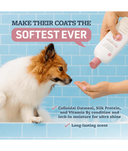 Synergy Labs - Veterinary Formula, Ultra Oatmeal Moisturizing Shampoo For Dogs & Cats, Raspberry Tea Scent - 503ml