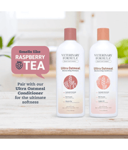 Synergy Labs - Veterinary Formula, Ultra Oatmeal Moisturizing Shampoo For Dogs & Cats, Raspberry Tea Scent - 503ml