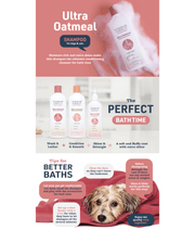 Synergy Labs - Veterinary Formula, Ultra Oatmeal Moisturizing Shampoo For Dogs & Cats, Raspberry Tea Scent - 503ml