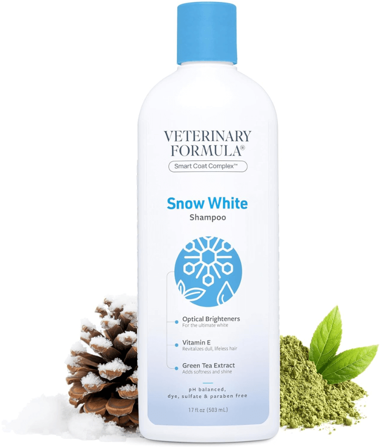 Synergy Labs - Veterinary Formula Snow White Shampoo, For White Dogs & Cats - 503mL