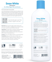 Synergy Labs - Veterinary Formula Snow White Shampoo, For White Dogs & Cats - 503mL