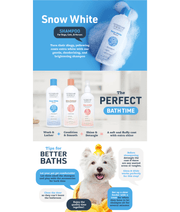 Synergy Labs - Veterinary Formula Snow White Shampoo, For White Dogs & Cats - 503mL