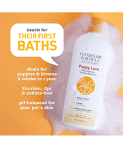 Synergy Labs - Veterinary Formula, Puppy Love Shampoo, Extra Gentle & Tearless for Puppies & Kittens - 503ml