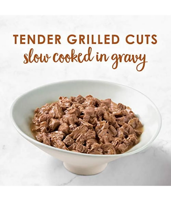 Purina - Fancy Feast, Adult Wet Cat Food, With Grilled Liver & Chicken Chunks in Gravy 5+1 Free Cans x 85g
