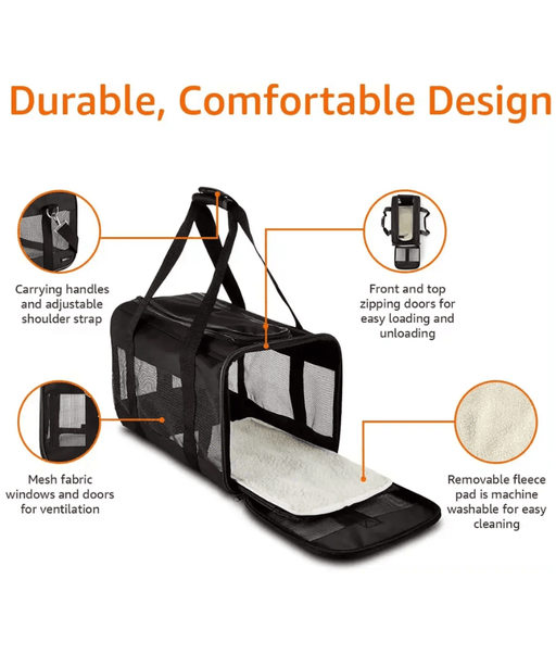 Pawise Cloth Carrying Bag – Foldable Travel Carrier for Pets
