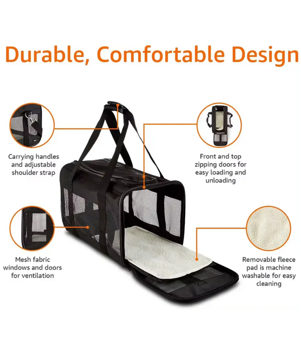Pawise Cloth Carrying Bag – Foldable Travel Carrier for Pets