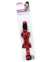 Pawise – Cat Collar with Bowknot – Adjustable Safety Collar with Bell