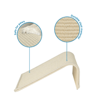 Pawise – Inclined Cat Scratching Ramp with Detachable Sisal Mat & Catnip – 38 x 18 x 17 cm