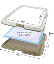 Pawise - Pee Pad Holder Tray for Dogs, Non-Slip, Easy to Clean - Small, Large