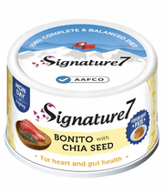 Signature7 Cat Superfoods Pate Monday Bonito With Chia Seed For Heart and Gut Support 80g