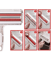 Pawise - Easy Hair Collection Roller, Reusable Pet Hair Remover for Clothes, Furniture, & Bedding - 20x20x6cm