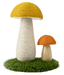 Pawise - Mushee Mushroom Cat Scratching Post - 40 x 35 cm