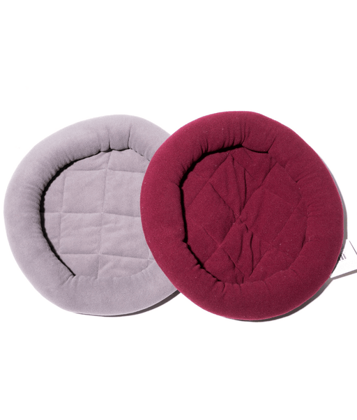 Pawise Cat Bolster Bed – Red - Soft Round Cushion for Cats & Small Dogs 40cm