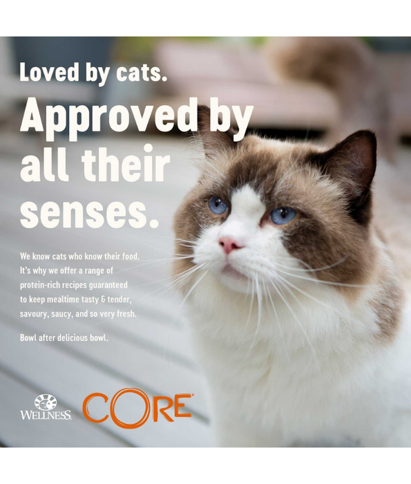 Wellness CORE - Signature Selects, Chicken & Turkey, High-Protein, Grain-Free, Adult Wet Cat Food - 79g