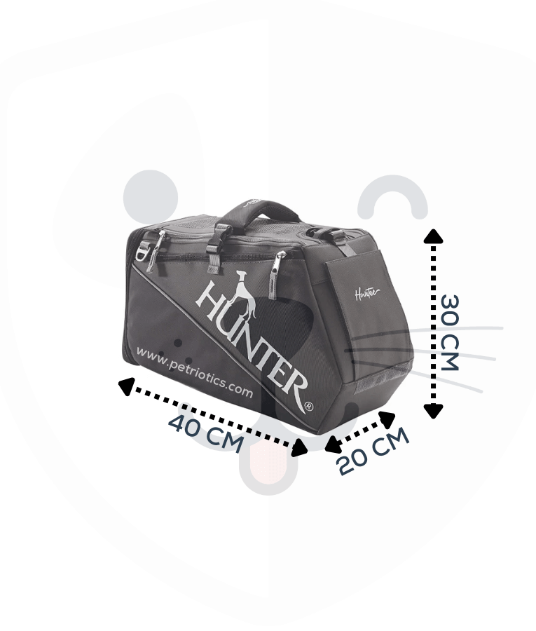 HUNTER Skien Carrier Black L45 x W20 x H30cm