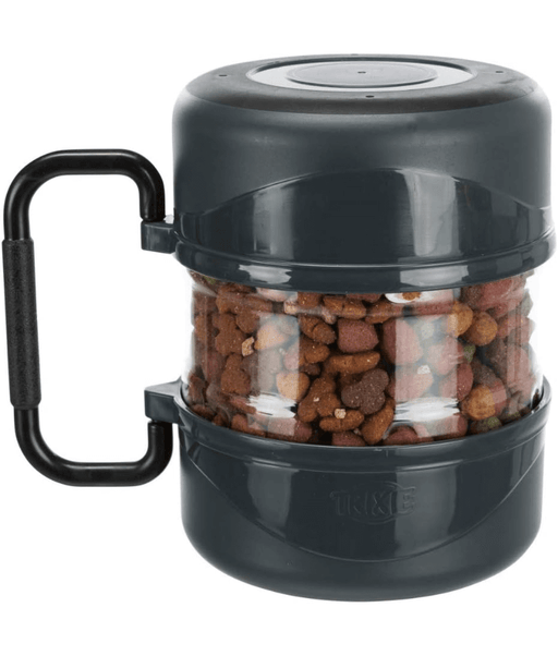 Trixie - Travel Set - Plastic Double Bowl - 2x0.75L
