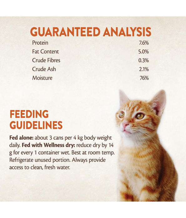 Wellness CORE - Signature Selects, Chicken & Turkey, High-Protein, Grain-Free, Adult Wet Cat Food - 79g