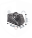 HUNTER Skien Carrier Black L45 x W20 x H30cm