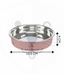 Trixie - Stainless Steel Bowl - for Short-Nosed Cats and Mini Dogs - With Anti-Slip Rubber - 0.25L