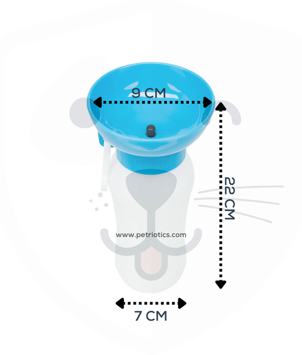 Trixie - Bottle With Drinking Bowl 550ml