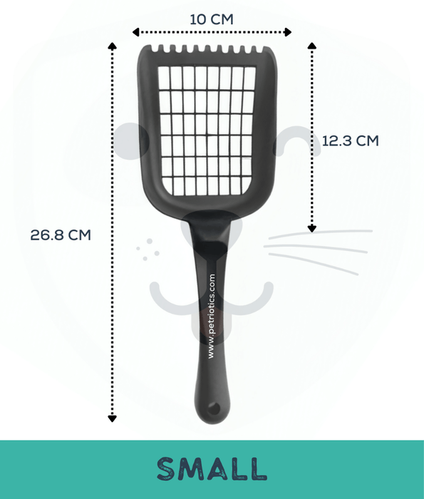 MP Bergamo Cat Litter Scoop for Fine Sand Wide Grid