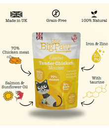 Little Big Paw Little Big Paw - Gourmet Tender Chicken Mousse for Cats (85g)