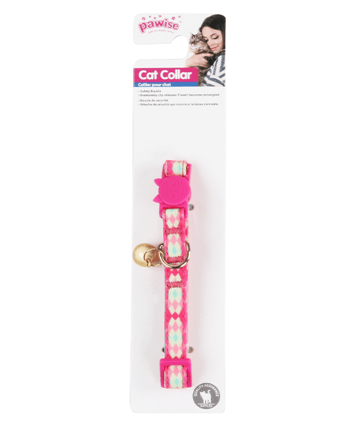 Pawise – Cat Collar Pink with Bell