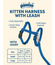 Pawise - Kitten Harness with Leash ( S - L )