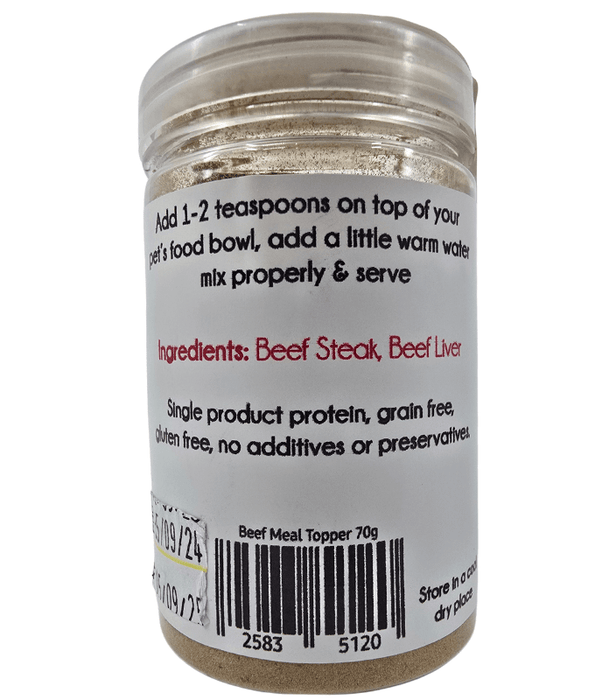 thepetbistro The Pet Bistro Meal Topper Beef Recipe 70g