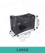 Pawise Cloth Carrying Bag – Foldable Travel Carrier for Pets