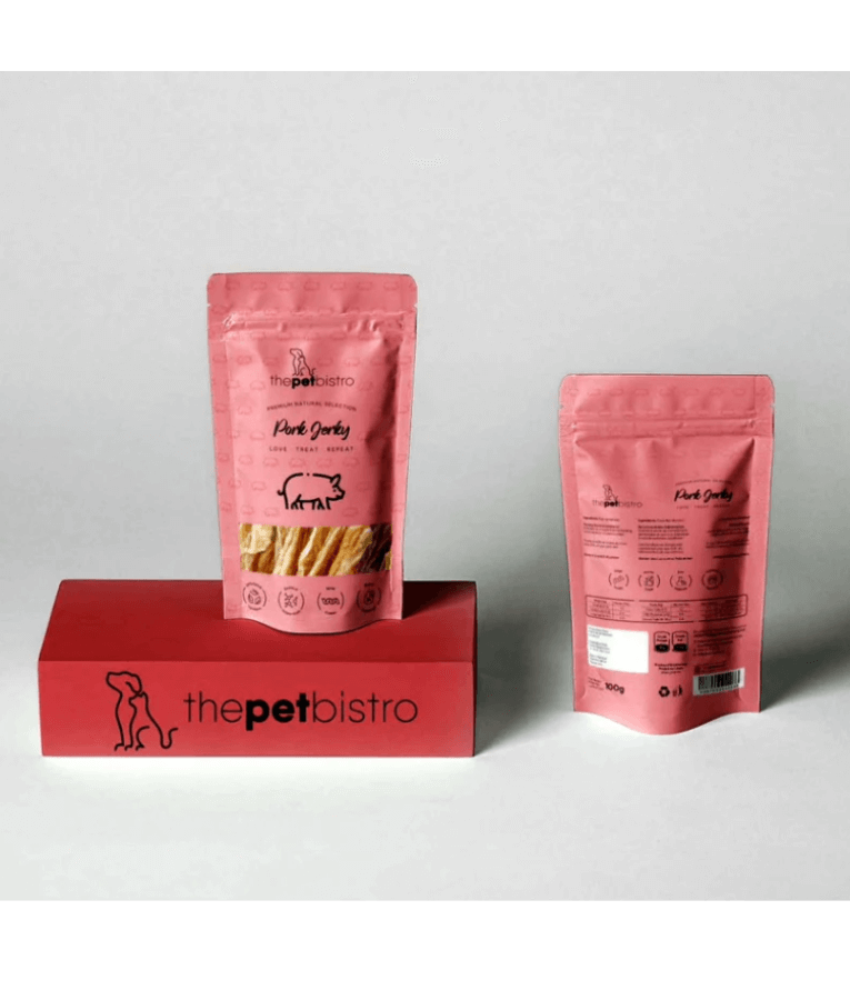The Pet Bistro – Pork Jerky 100g