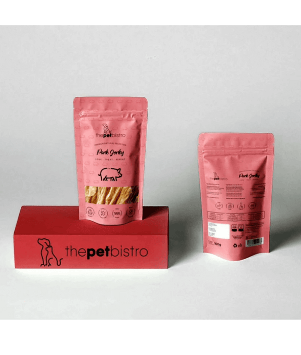 The Pet Bistro – Pork Jerky 100g