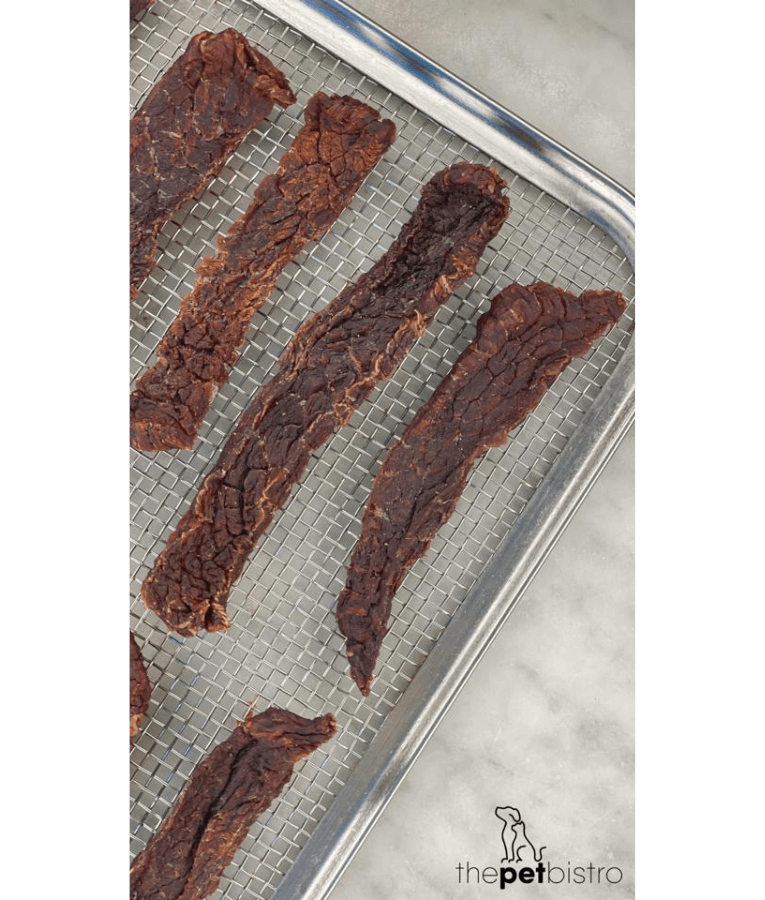 The Pet Bistro Beef Jerky – Dehydrated Beef Treat – 100g