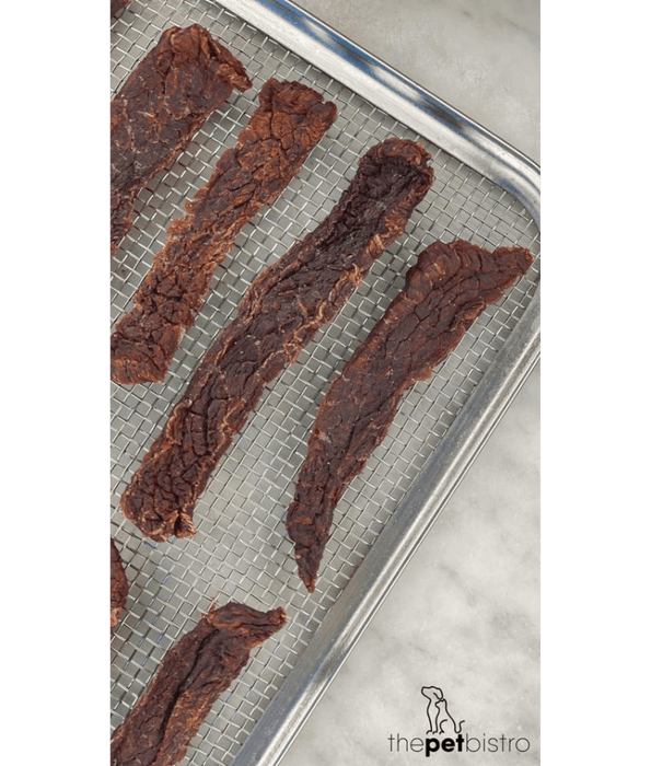 The Pet Bistro Beef Jerky – Dehydrated Beef Treat – 100g