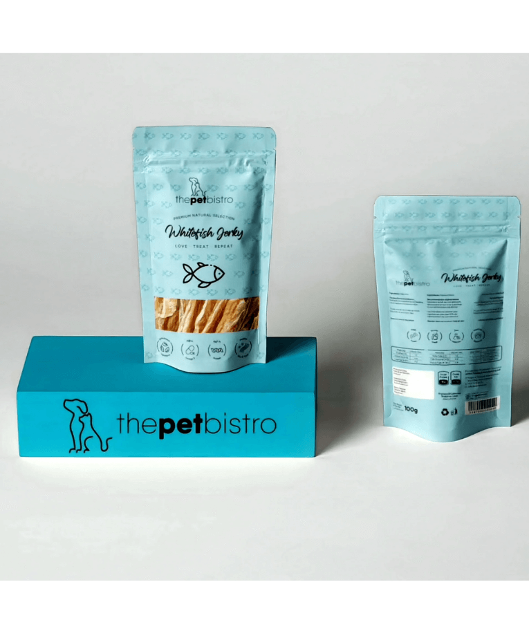 The Pet Bistro – White Fish Jerky 100g