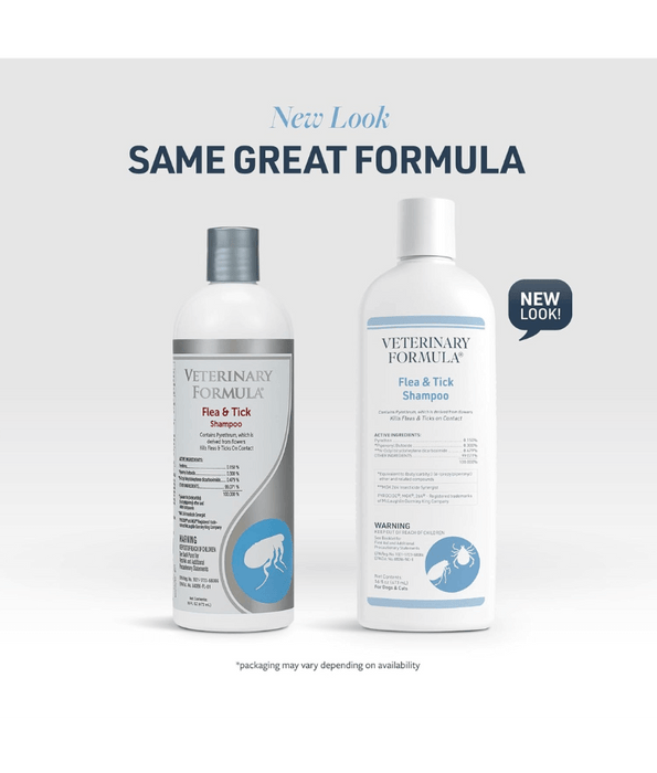 Synergy Labs - Veterinary Formula, Flea & Tick Shampoo For Dogs & Cats - 473 ml